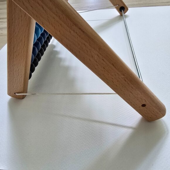 IKEA Mula Wooden Abacus 1990s, Bright rainbow, Fold-Up, Math Elementary Counting - Picture 11 of 14